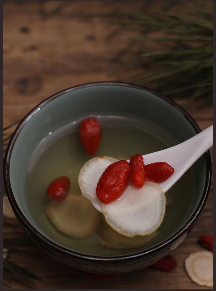 万泓西洋参片250g整支切片长白山正品西洋参片泡水参片泡茶人参