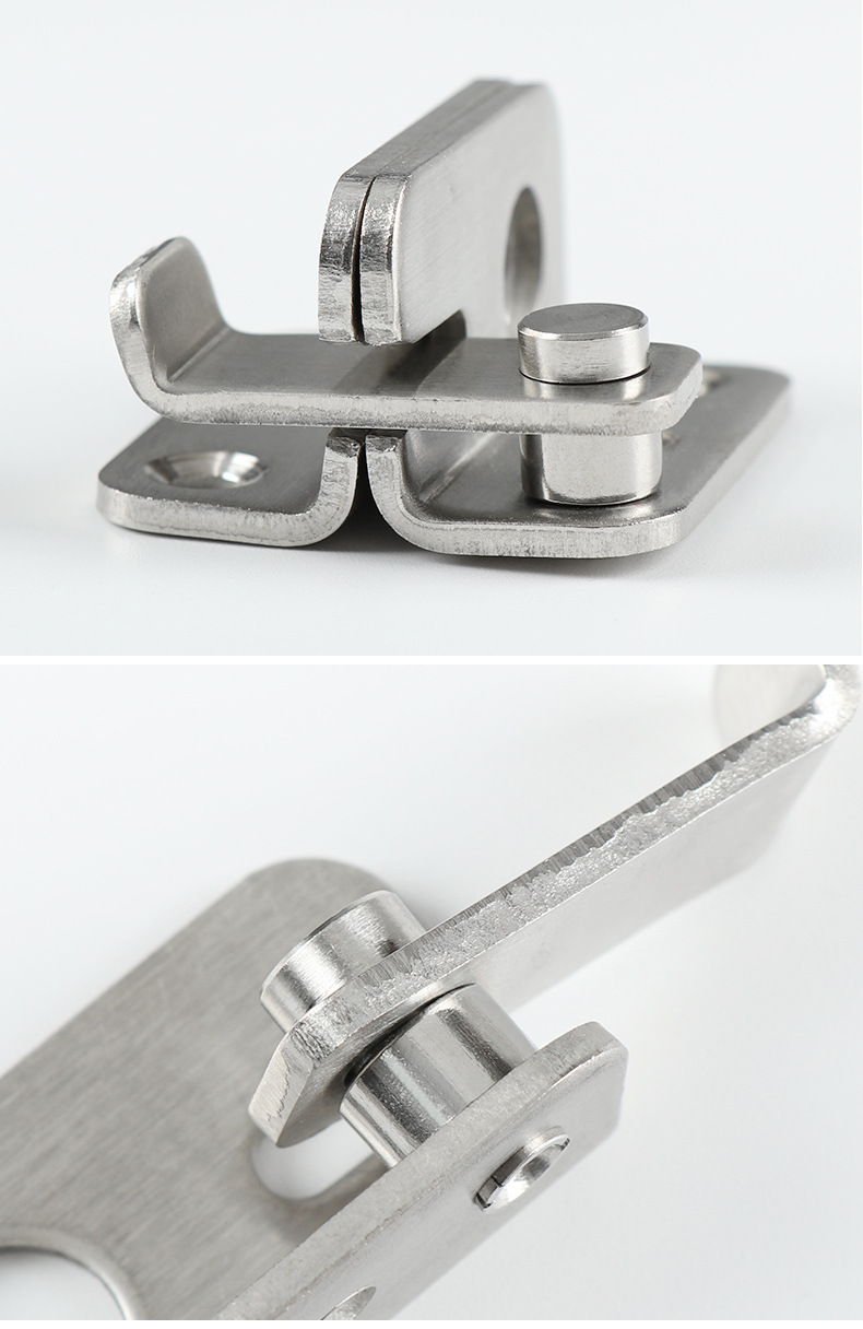 加厚不锈钢门扣柜门挂扣插销保险栓移门搭扣宠物笼门锁扣工厂批发