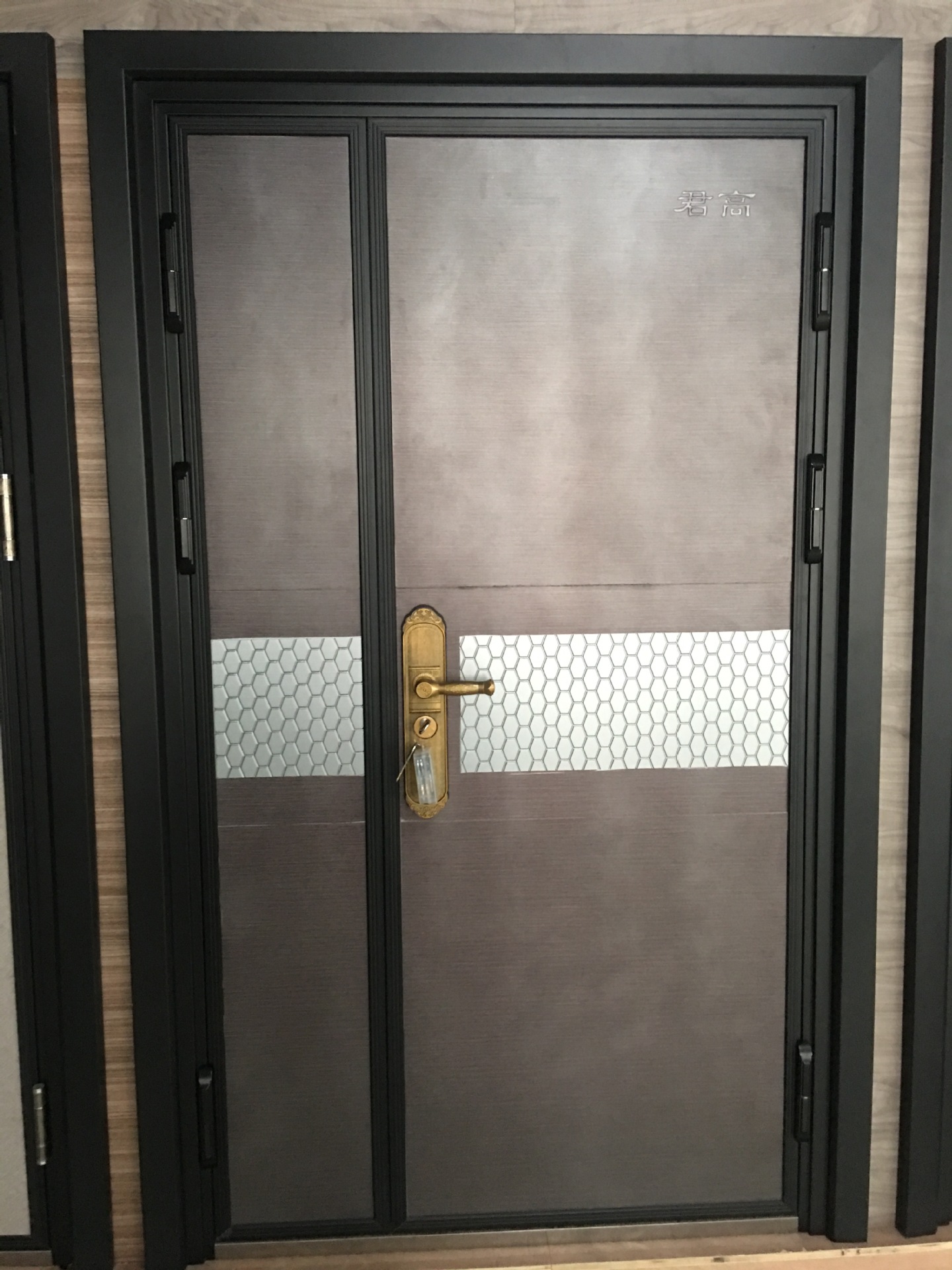 子母门家用定 制入户安全门隔音防盗门可配指纹锁