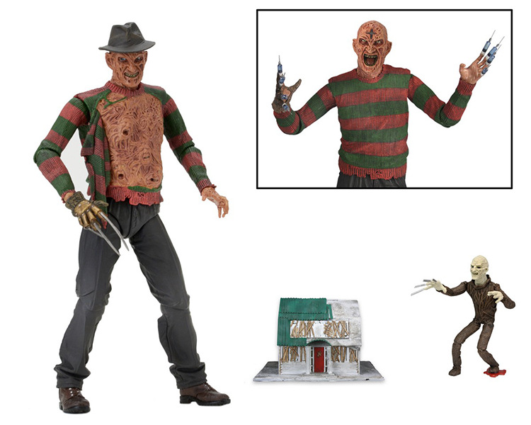 neca 猛鬼街 freddy 战士弗莱迪 第三部 豪华版 7寸人偶模型手办