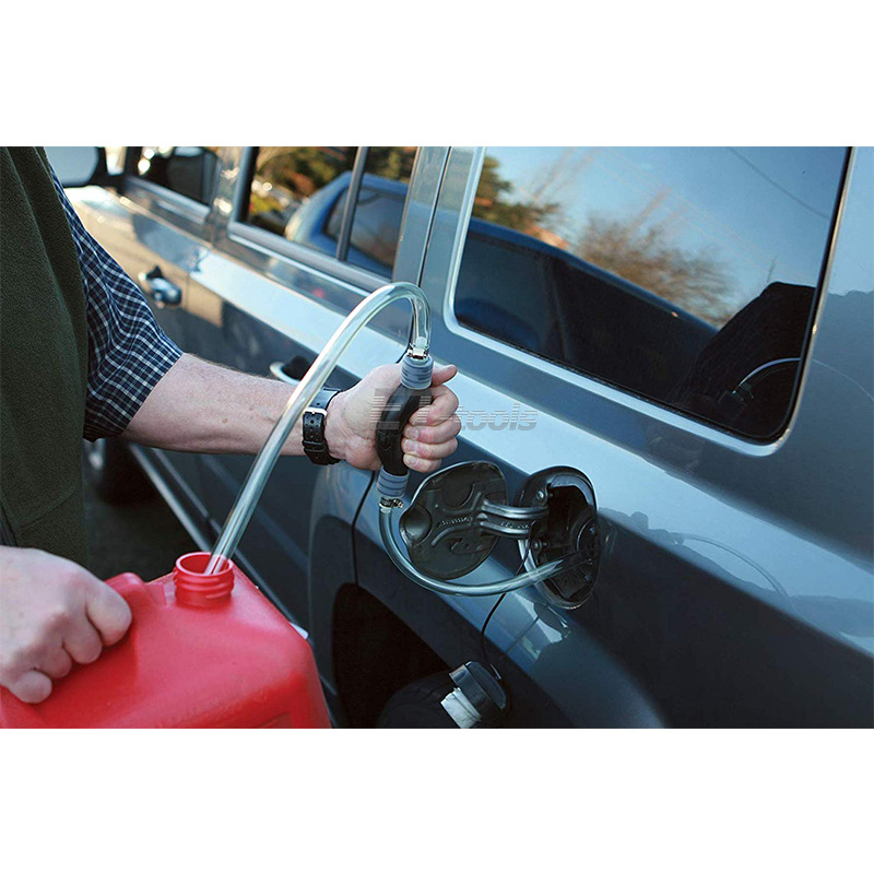 车用手动抽油器带锁紧 车载导油管 汽车抽油管 吸油吸酒 抽水器