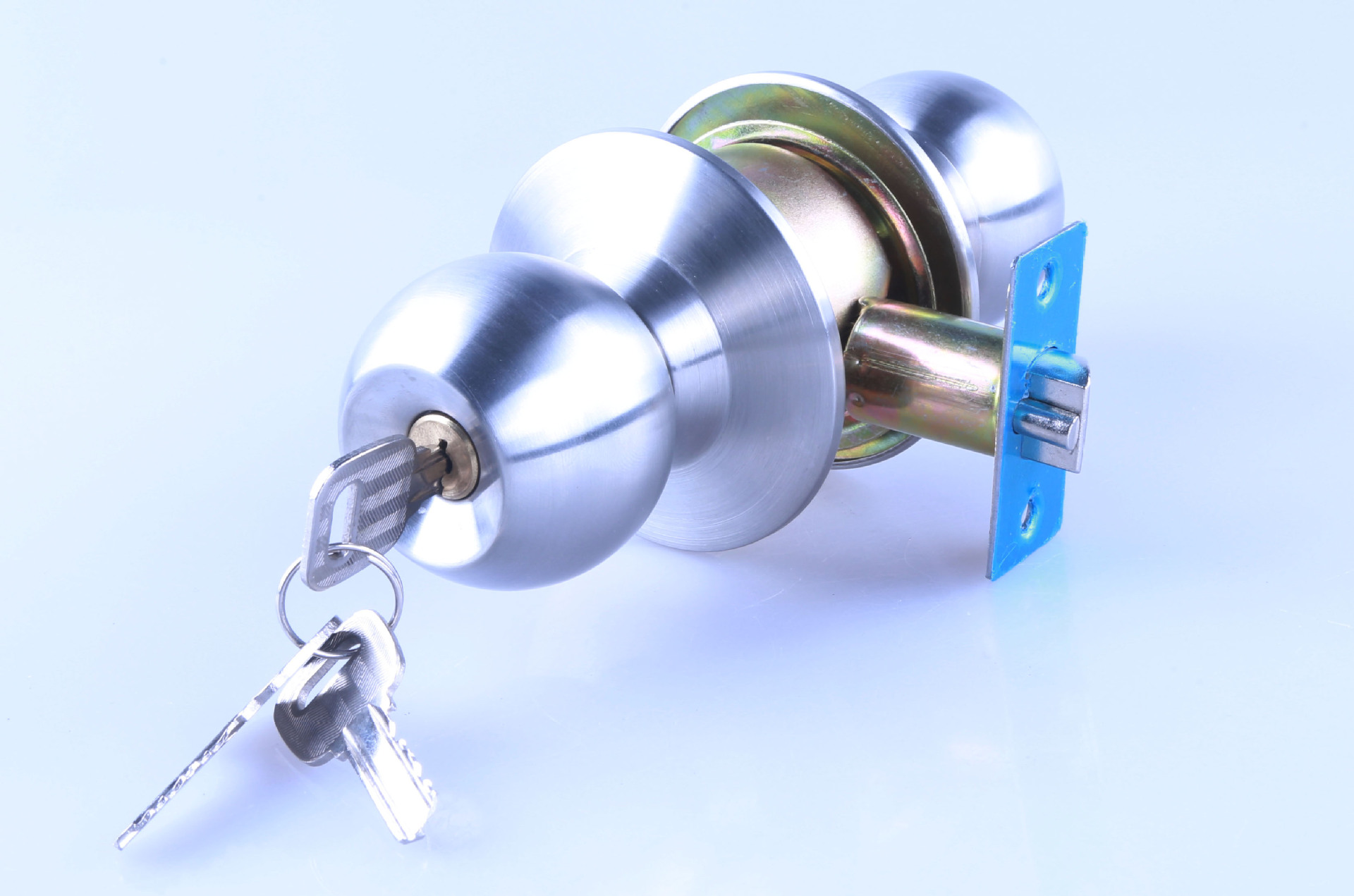 好美优不锈钢球形锁里面自由开外面钥匙开门木门通用型厂家供应