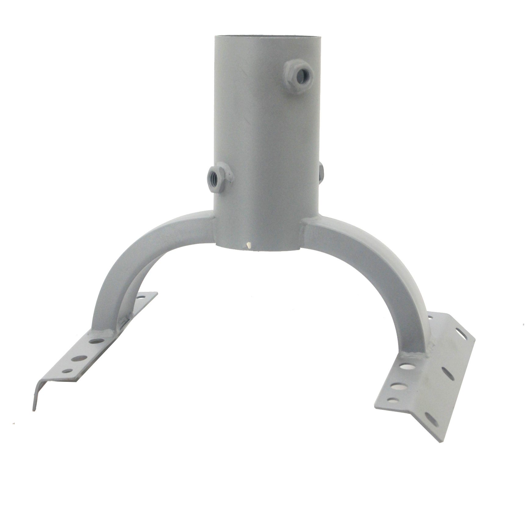 户外太阳能路灯饰支架配件焊接铁板折弯铁圆管加工焊接螺母冲孔