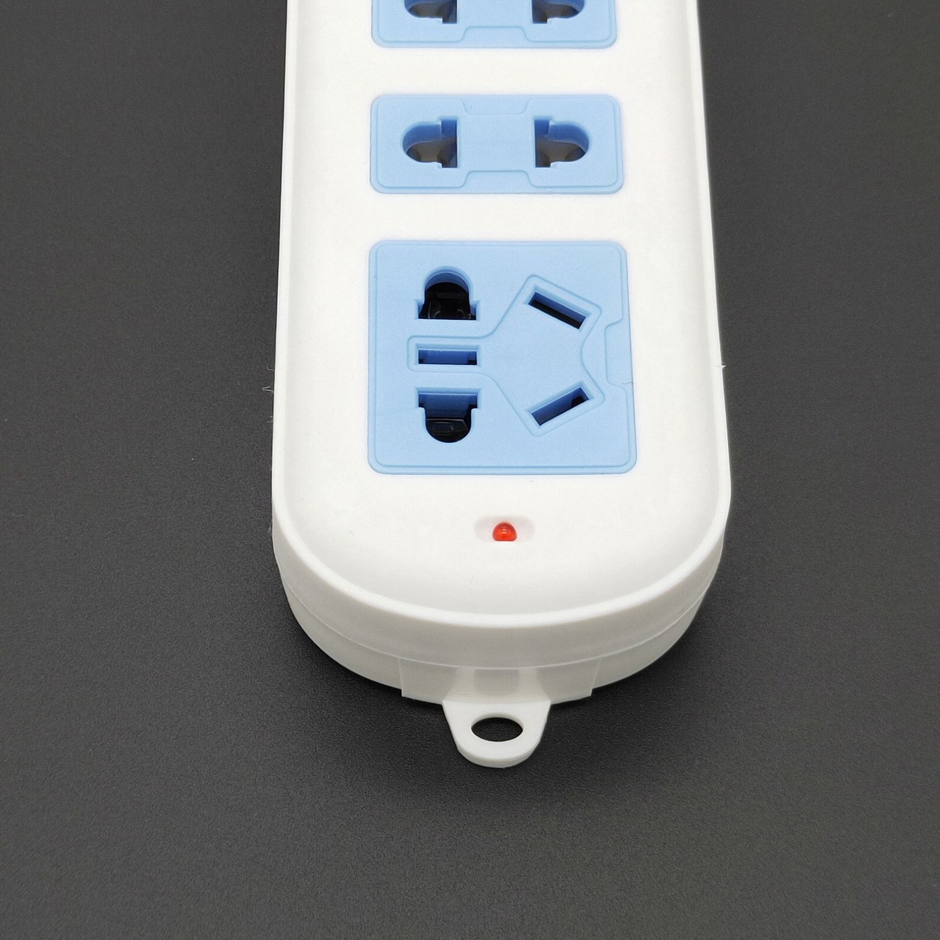 小功率带线排插带开关十四孔插线板 铜片铜线小风扇延长线插座2米