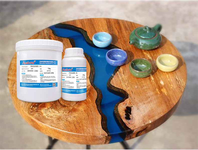 环氧树脂ab胶耐黄高透明假水胶干花标本烟灰缸饰品diy水晶滴胶