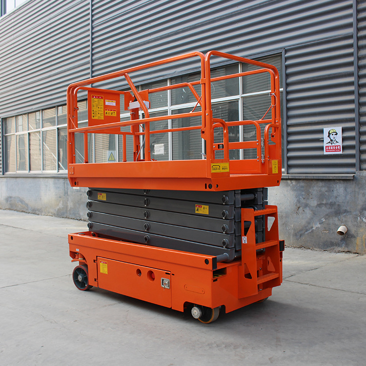 自行走剪叉高空作业平台移动式工程升降机电动升降平台高空作业车