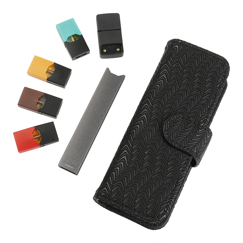 源头厂家麒麟纹mini型手持适应于juul电子烟皮套juul皮套跨境货源