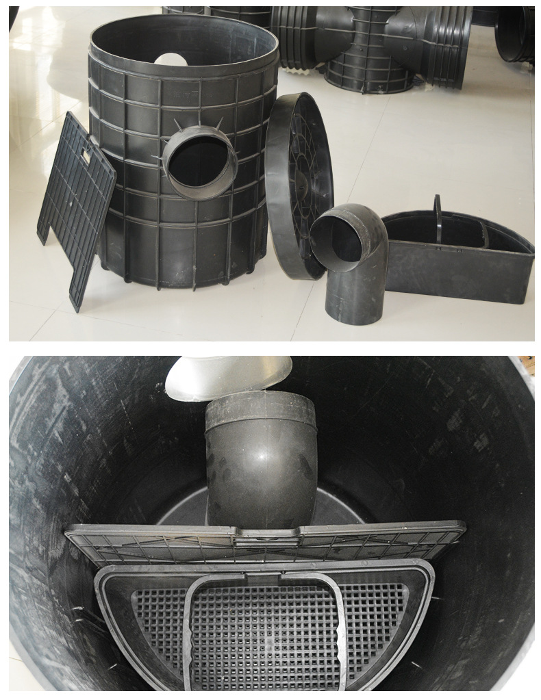 江苏厂家直供成品塑料油水隔离井毛发分离清理井油水分离隔油井