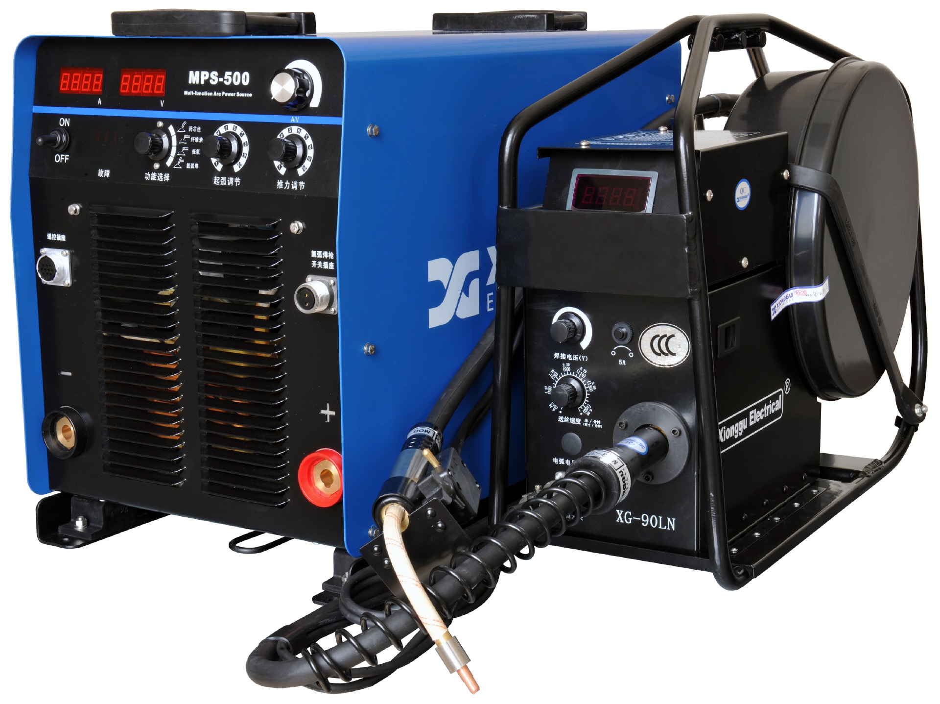 熊谷mps-500igbt逆变直流多功能焊机 自保护药芯半自动纤维素焊机