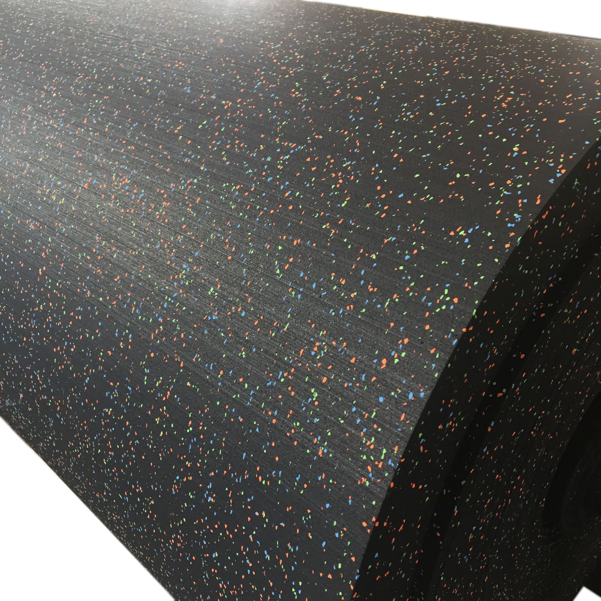 健身房弹性橡胶卷材减震地胶软塑胶地板舞蹈室塑料地垫