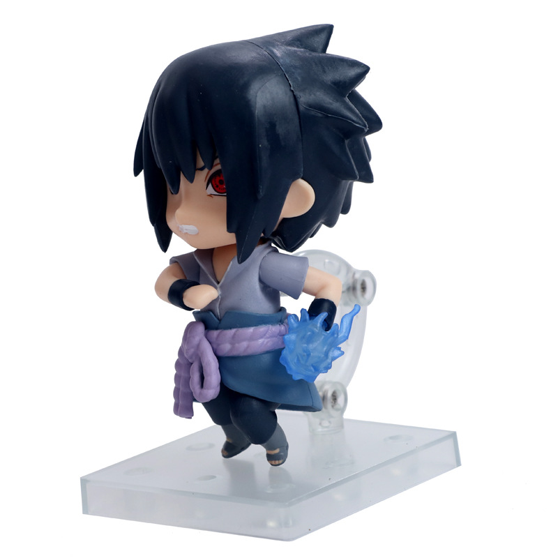 易鑫动漫 混批火影q版3款宇智波佐助 疾风传手办公仔玩具摆件模型