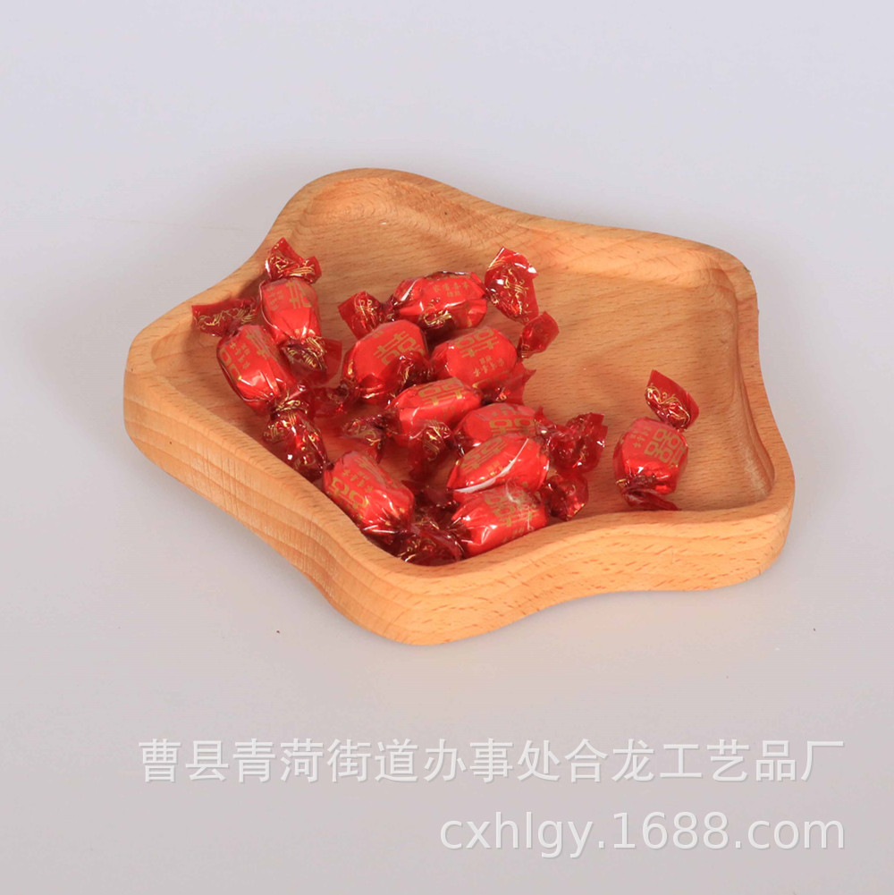 Factory Processing and Production of Wooden Tray Cutting Board Children's Tray Wooden Tray Black Walnut Wood Pallet