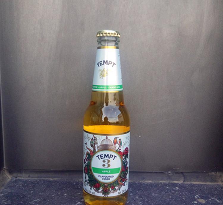 丹麦原装进口啤酒 tempt诱惑7号接骨木味露酒330ml*24瓶 整