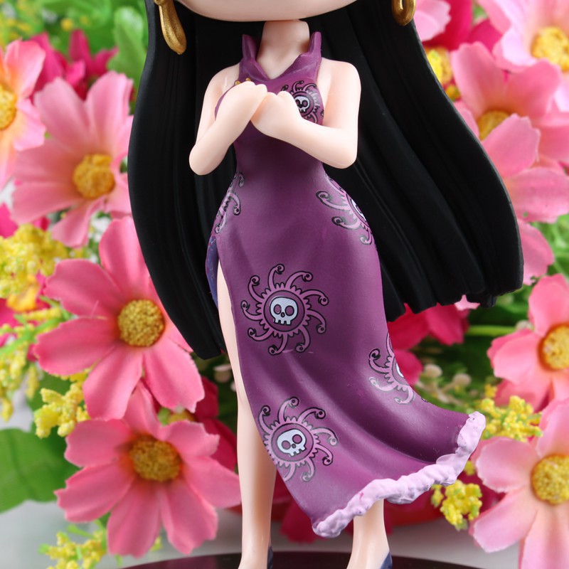 西木动漫 海贼q版3款女帝 波雅 汉库克 紫色 黄色 粉色手办公仔