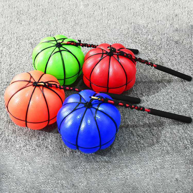 大号弹力球健身球中老年人甩甩球锻炼肩颈运动感广场