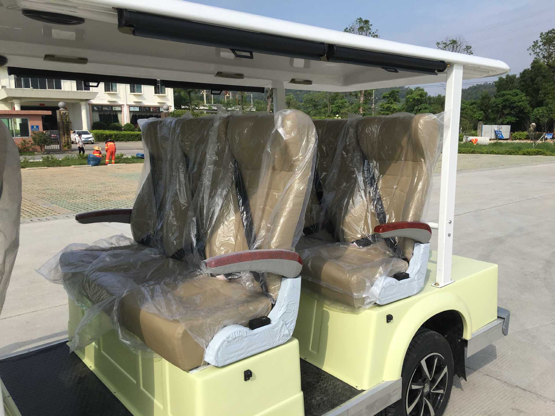 观光车 8座敞篷座椅观光车 成人看房车 新能源电动观光车