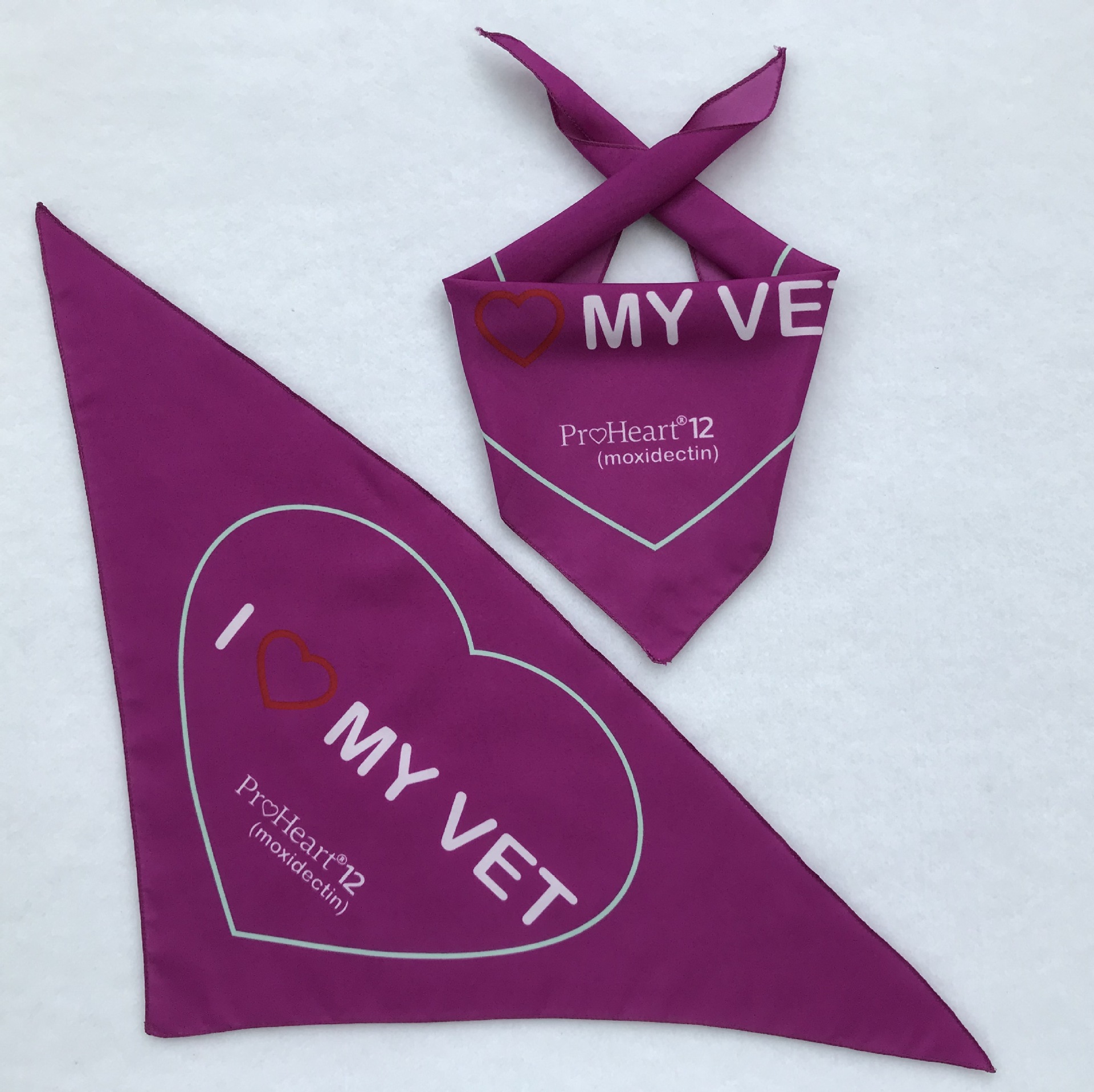 手帕定制 全涤 全棉 印花 狗狗 三角巾 宠物巾 口水巾 礼品宣传