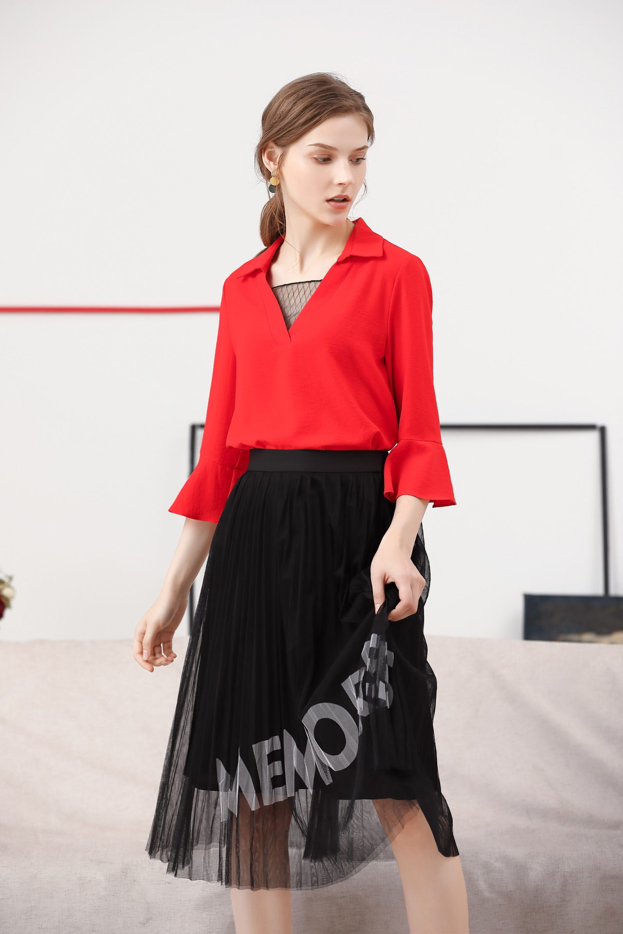 茜蒙诗2020年春装女装品牌折扣尾货批发走份直播货源特价