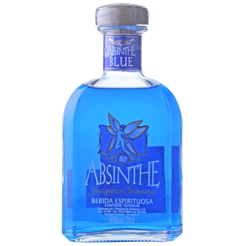 西班牙原瓶进口 absinthe 蓝色妖姬苦艾酒(配制酒) 80度烈酒