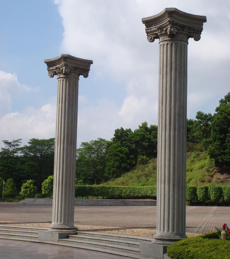 优质大理石欧式门套 石材柱子 欧式装修罗马柱 窗套摆件ffmtw-020