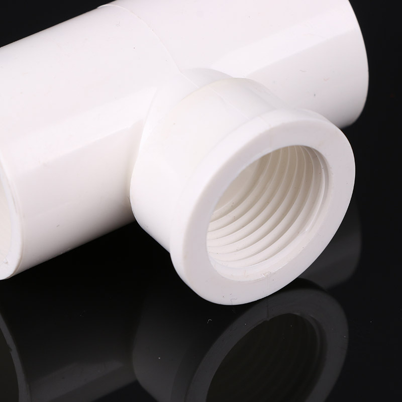 塑料内丝内牙三通厂家 家装pvc塑料给水配件 内螺纹三通管批发