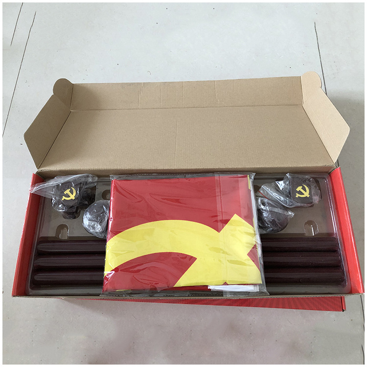 批发墙壁挂党旗国旗4号5号入党誓词旗室内旗墙壁横挂悬挂式党旗