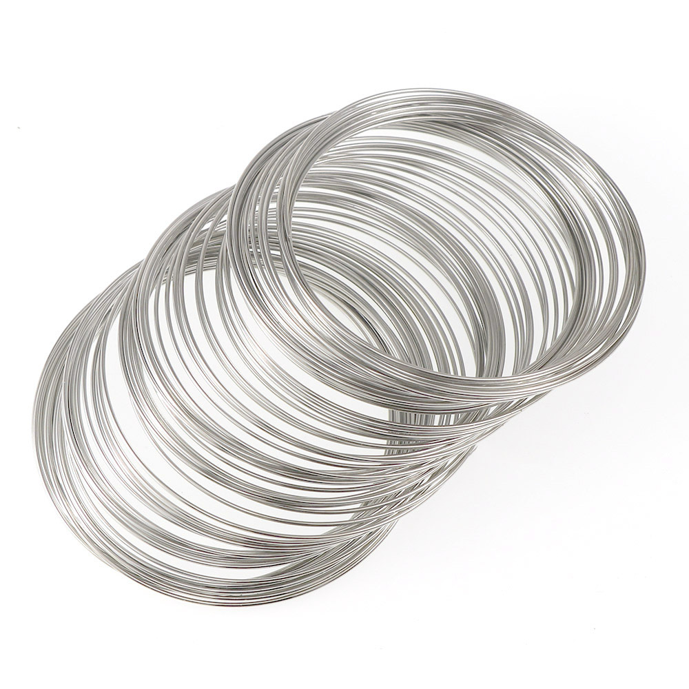 100圈钢丝圈钢线手镯圈项链圈手串弹簧圈带磁钢丝圈