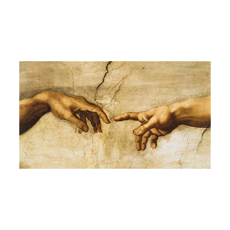 厂家直销无框油画布画芯 西方古典名画创世纪艺术壁画 装饰画定制