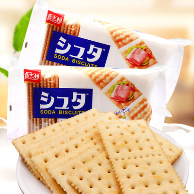 嘉士利奶盐苏打饼干335g猴姑梳打饼干咸味早餐饼干休闲下午茶零食