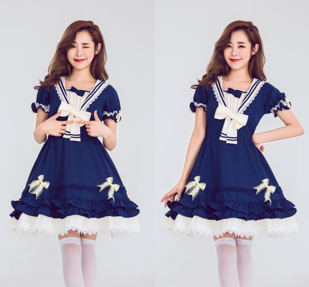 莱茵河的帆影夏日海军服lolita洛丽塔洋装学院风动漫cos公主裙