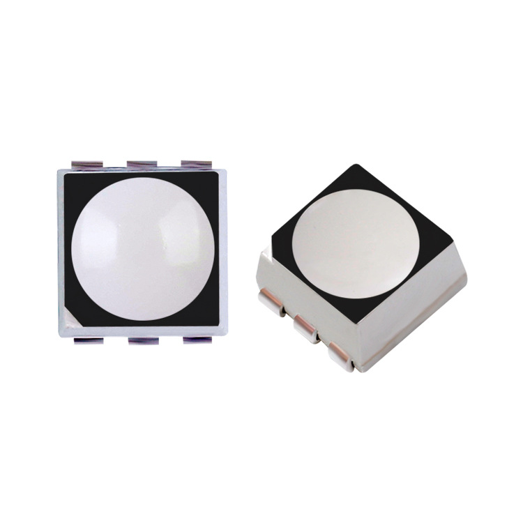 东莞封装厂供应LED封装器件5050RGB 三防灯珠景观亮化发光二极管