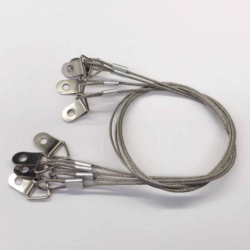 灯饰不锈钢安全防坠落保护绳安全绳五金配件面板灯防脱落钢丝绳