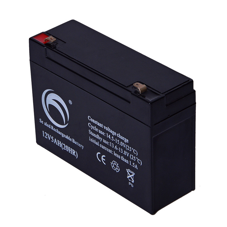 东莞供应 条形12v5ah免维护铅酸蓄电池 拉杆音响安防门禁备用电源