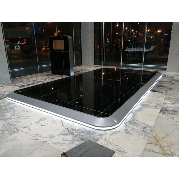 展会玻璃发光地台舞台汽车巡展地台婚庆走秀玻璃地台厂家租赁搭建