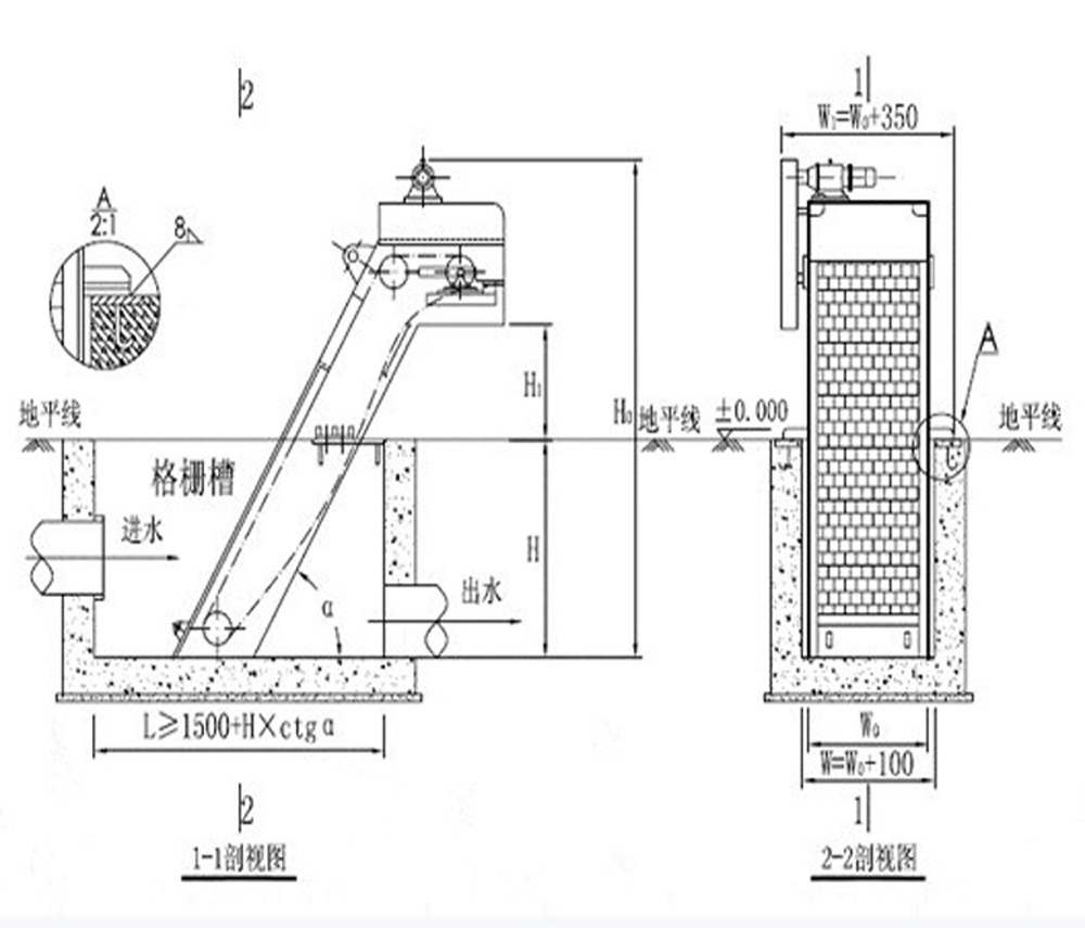 制造格栅除污机 反转式格栅清污机 全自动拦截格栅除污器