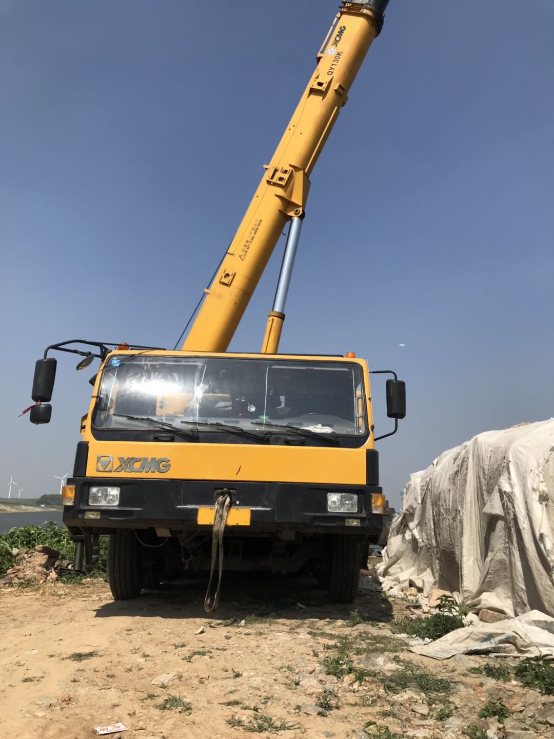 德马格汽车吊ac435吊车起重机150吨汽车吊中联吊大型吊车配件出口