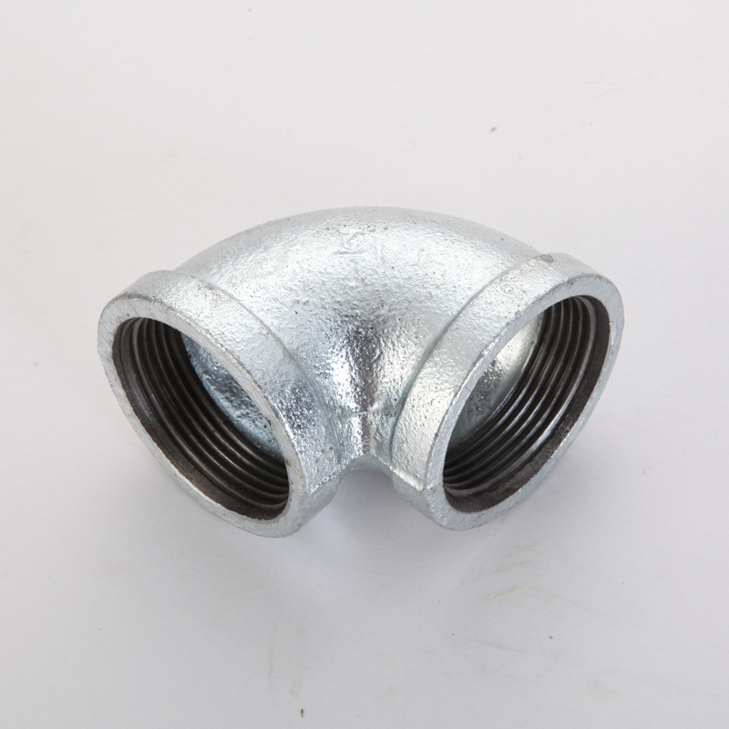 镀锌90度弯头 内丝弯头 镀锌管件 铸铁丝扣弯头 dn15 20 25 32 40