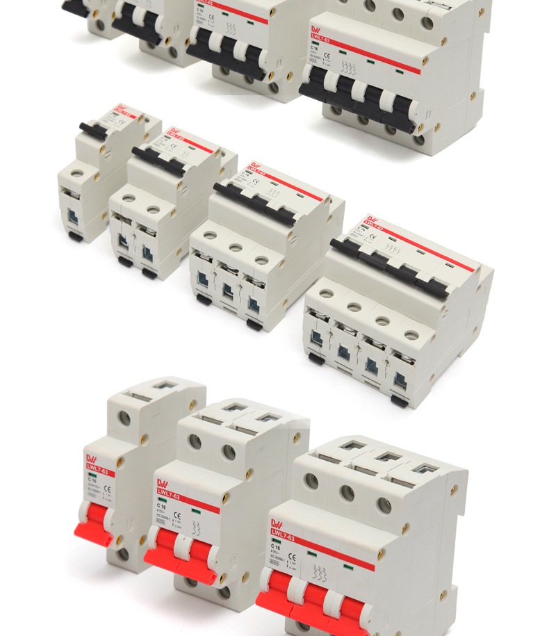 mcb外贸出口型dz47-63 c45小型断路器空气开关