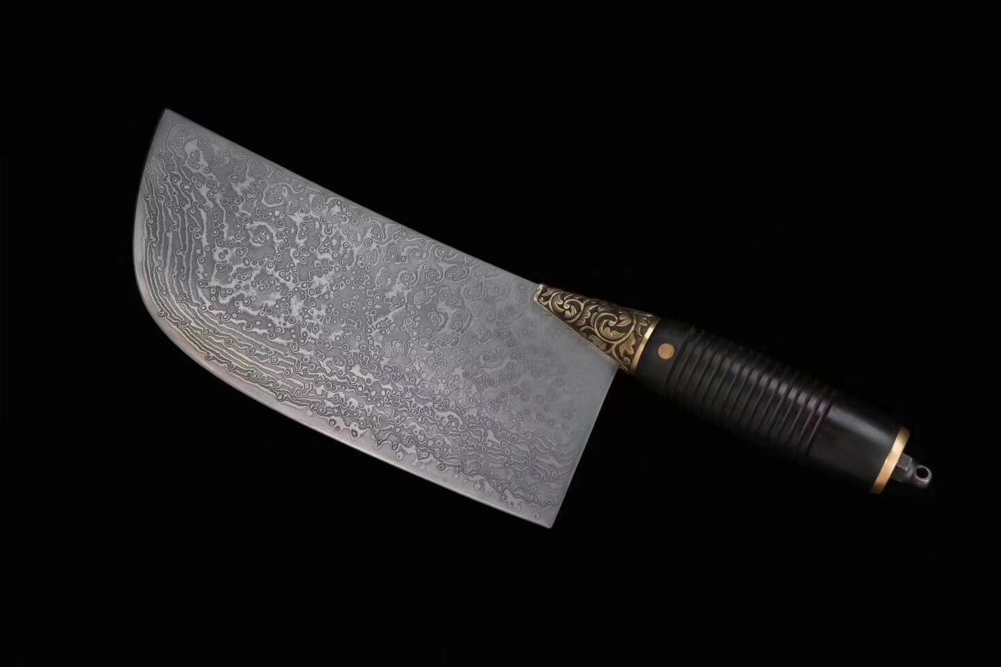 百炼钢圆头菜刀龙泉市剑庐宝剑厂