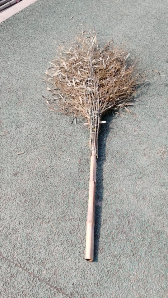 环卫扫帚带柄竹扫帚扫马路扫帚