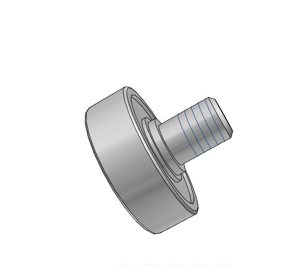 ntbg外螺纹型轴承金属螺杆轴承带螺杆轴承带螺杆轴承外螺纹轴承