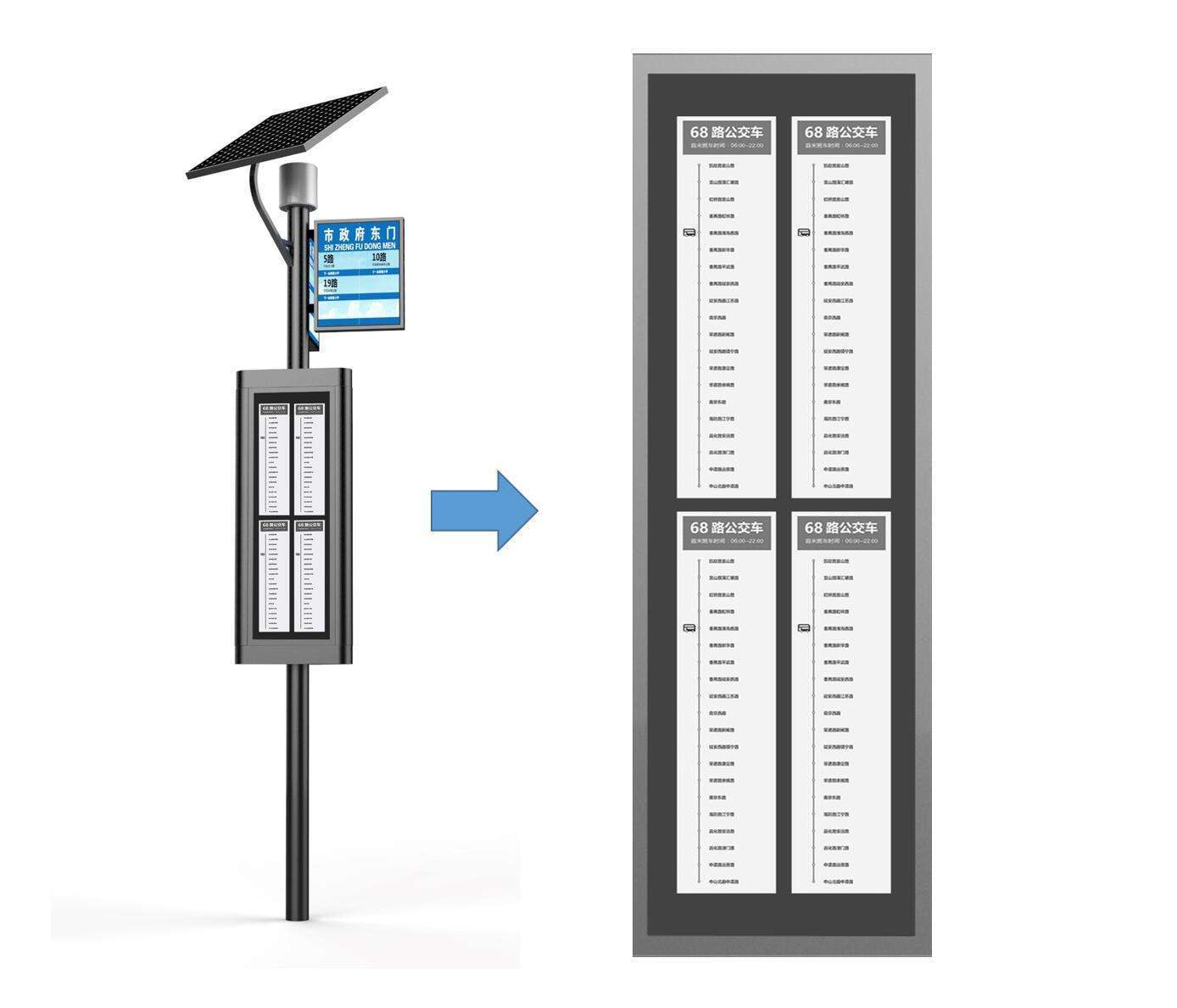 电子墨水屏kindle用电子公交站牌用 8寸/32寸黑白电子墨水显示屏