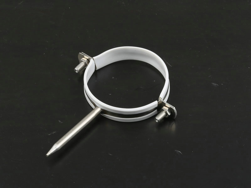 厂家现货不锈钢管卡 pvc排水管卡箍抱卡 不锈钢包胶拉爆吊码管夹