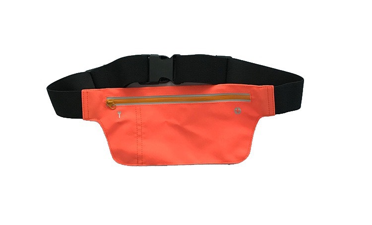 厂家直销运动手机腰包贴身腰包超薄隐形腰包防水反光时尚健身腰包