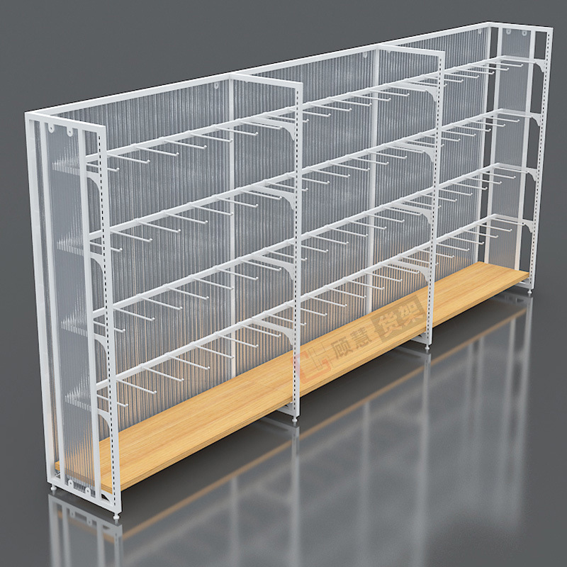 顾慧货架单面中岛展示柜饰品挂钩货架挂摆货架手机配件货架挂钩架