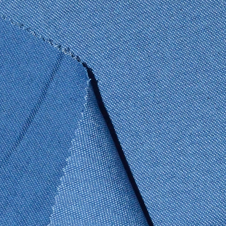 超薄春夏透气16*150d梭织仿天丝牛仔16支洗水面料酵洗可代客普洗