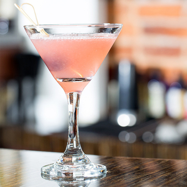 厂家直销塑胶亚克力果酒杯 透明m天尼杯塑料鸡尾酒杯pc防摔甜酒杯