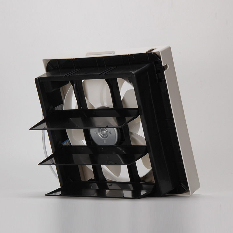 排风扇系列厨房浴室平面百叶窗式换气扇全塑白色排气扇定制厂家