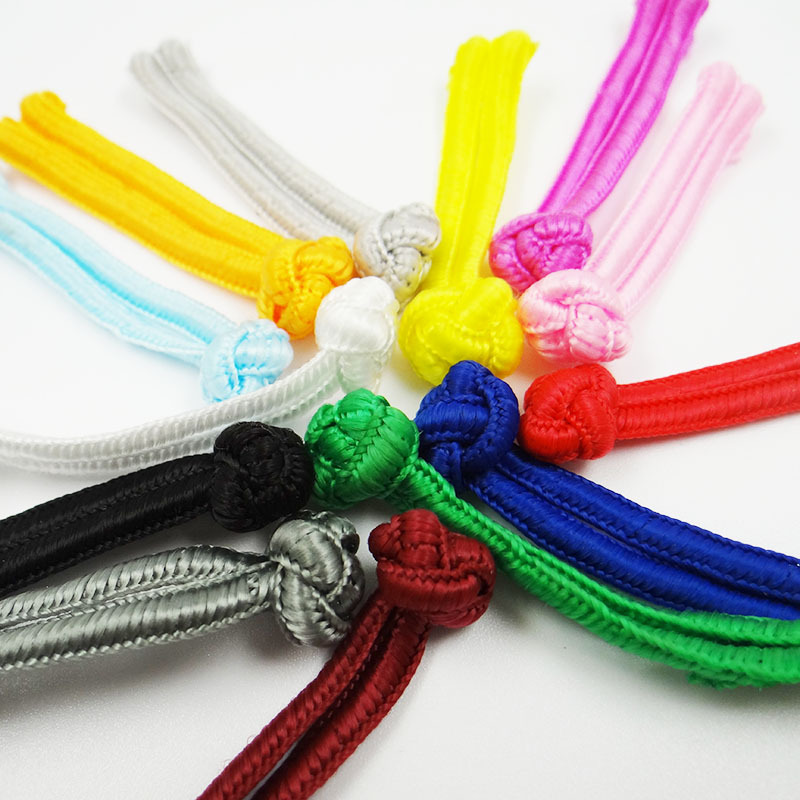 绳编一字扣旗袍复古盘扣中式民族风唐装太极表演长褂服布扣