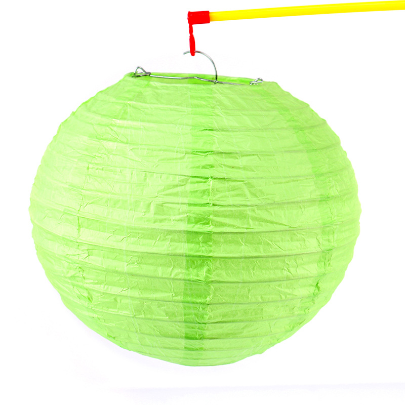 厂家批发手工折叠纸灯笼儿童手工材料diy圣诞节彩色绘画创意灯笼